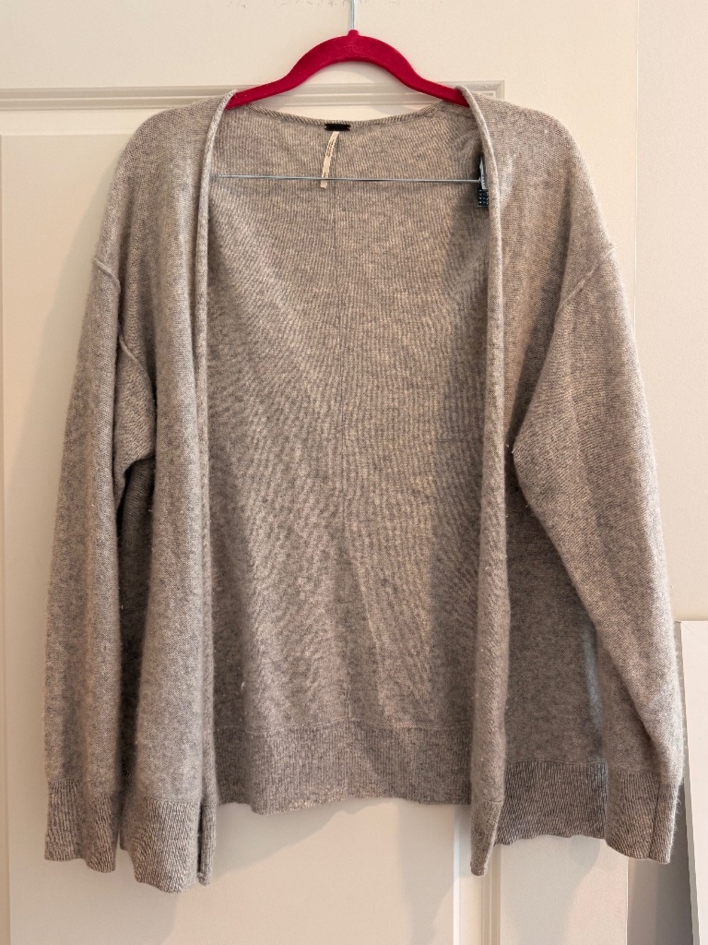 Free People Gray Cashmere Cardigan